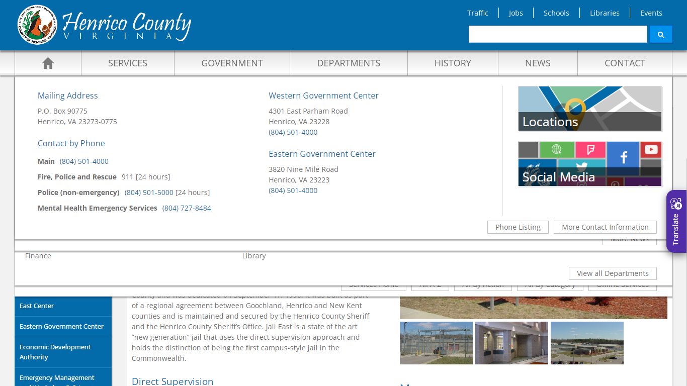 Regional Jail East - Henrico County, Virginia
